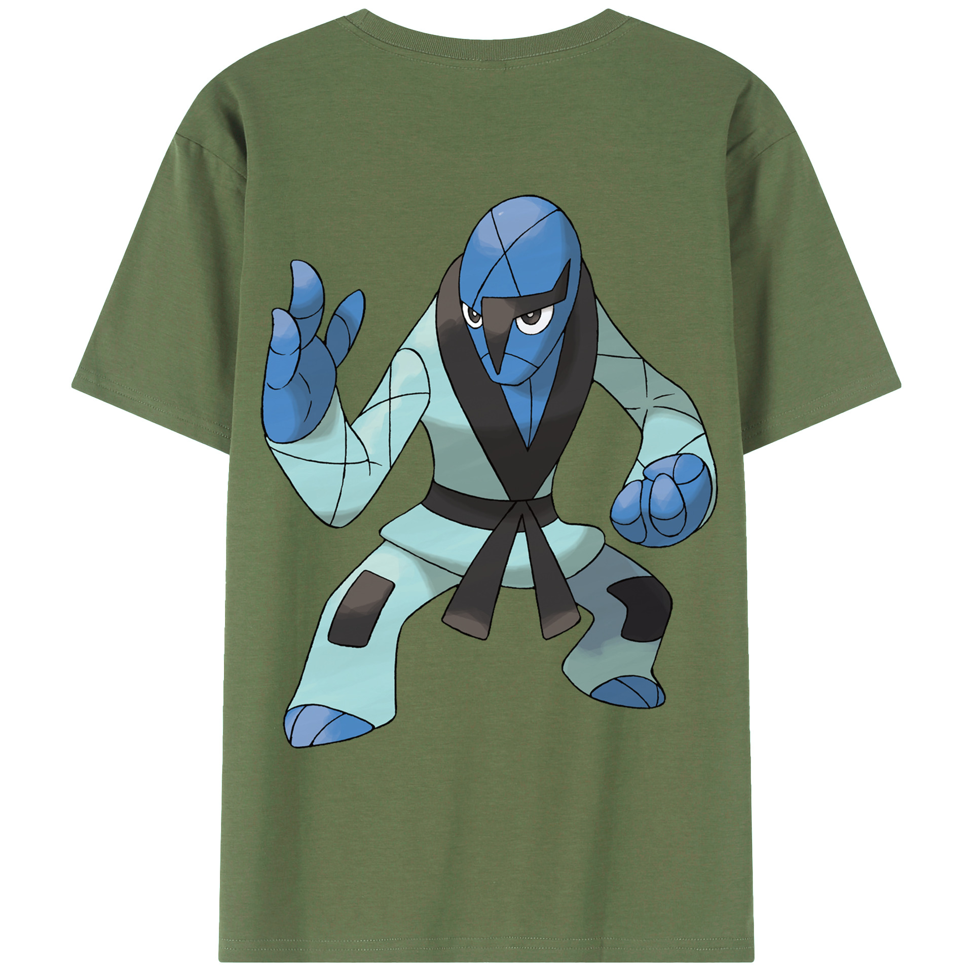 （画像用） ポケットモンスター Pokémon 綿100％ メンズ半袖Tシャツ（バックプリント） 通気性
